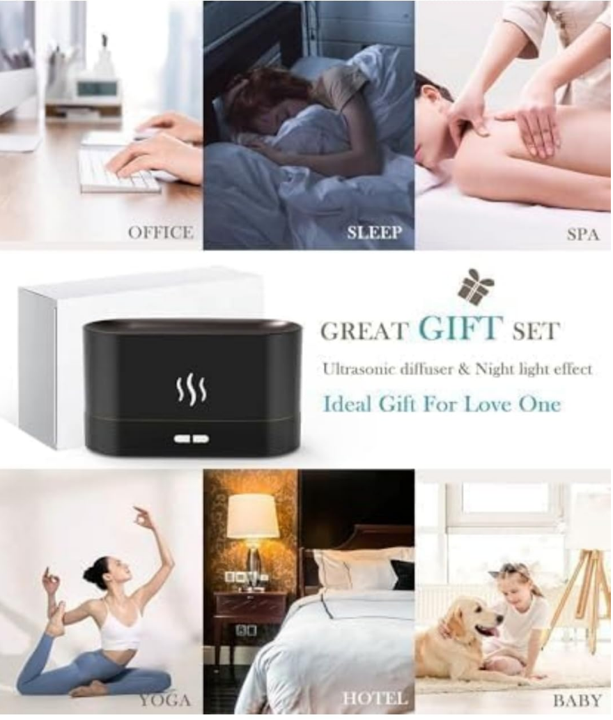Flame Aroma Diffuser & Humidifier for home,office, studio,store....