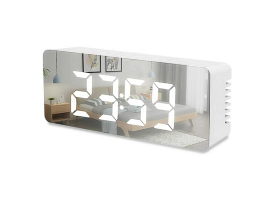 Digital LED Mirror Alarm Clock