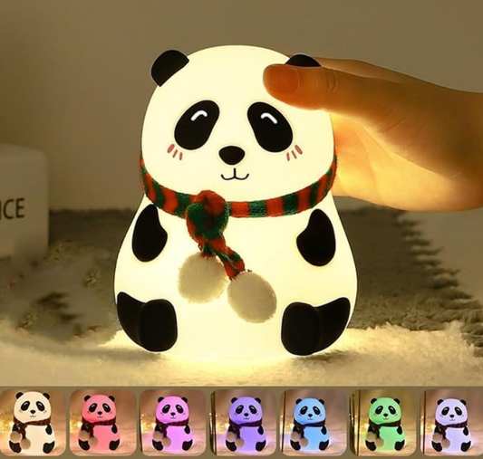 Fluffy Panda Silicon Lamp